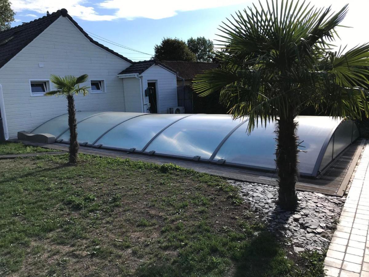 Aubin-Saint-Vaast Gite Spa Sauna Piscine מראה חיצוני תמונה